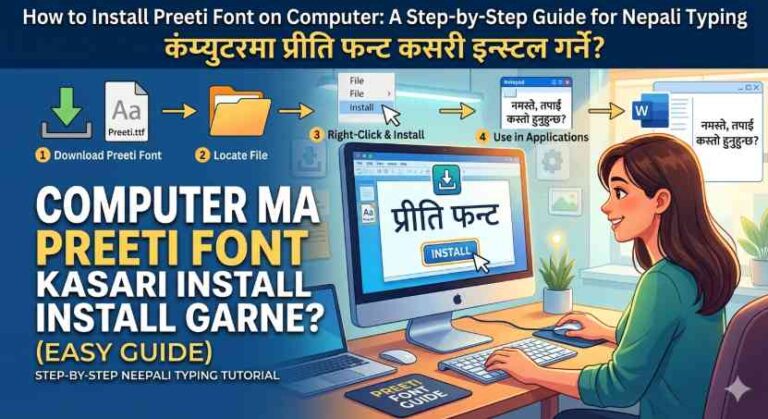 How to download Preeti Font? How to install it after downloading All of these details are listed in the section below this blog.