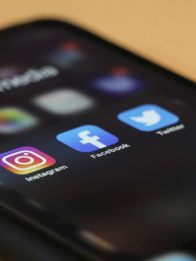 Facebook and Instagram apps on a smartphone screen representing the global outage