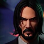 Player using a Reload Portable Extractor to extract the Mythic John Wick Sprite in Fortnite Reload."