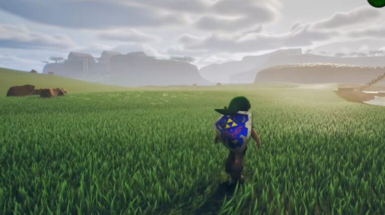 Zelda Ocarina of Time Unreal Engine 5 Fan Remake Gameplay Screenshots