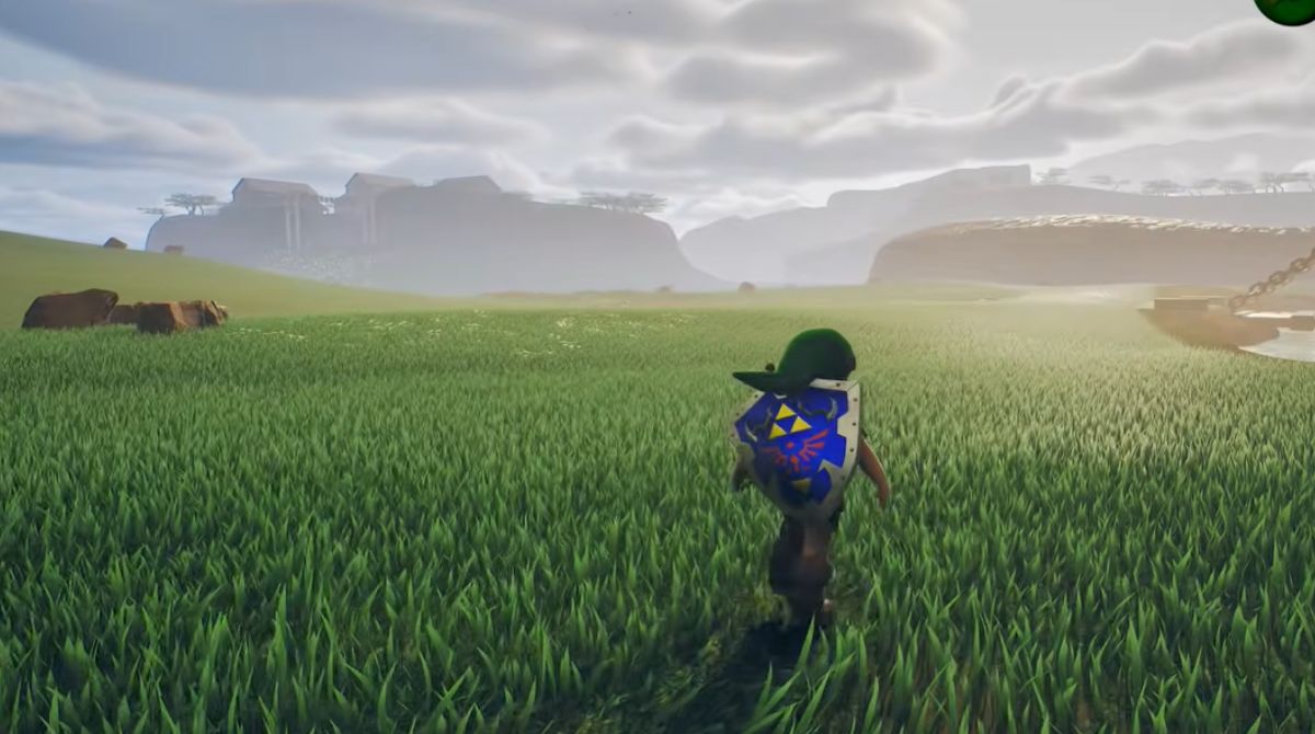 Zelda Ocarina of Time Unreal Engine 5 Fan Remake Gameplay Screenshots