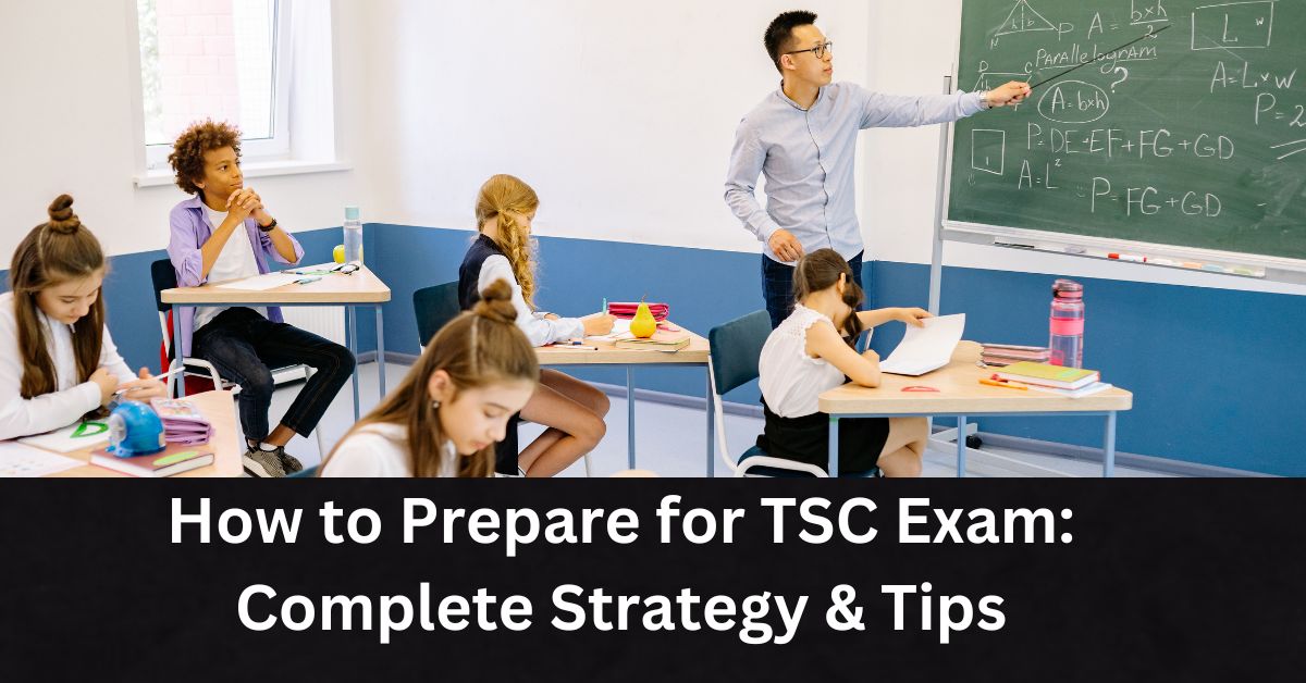 “Student preparing for TSC exam”